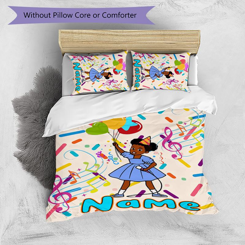 3pcs Custom Name Gracies Corner Bedding Set Duvet Cover Closure Includes 1 Duvet Cover & 2 Pillowcases for All Seasons Bedroom Decor