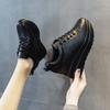 Fashion Hot Quality10cm Genuine Leather Vulcanized Platform Wedge Casual Women Summer Shoes Fashion Sneakers Hollow Heels Increase Shoes