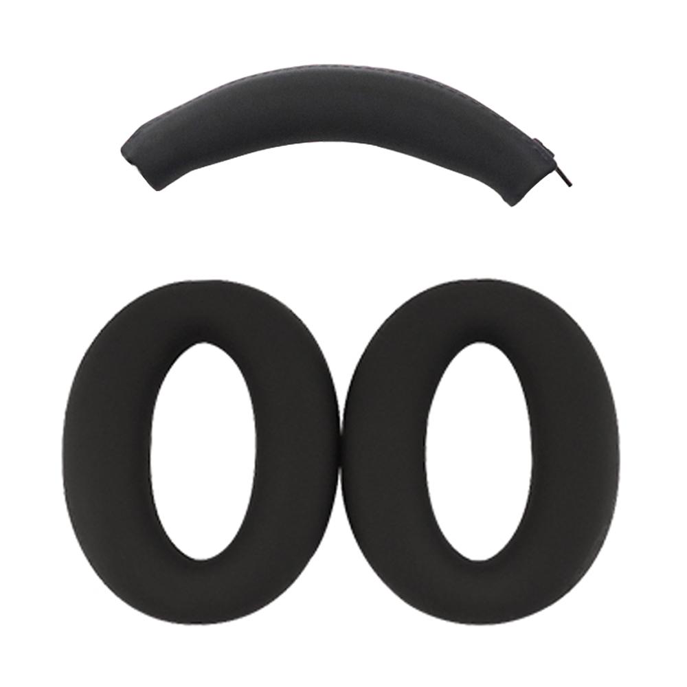 For Sony WH-XB910N Headphone Head Beam+Earpad Covers Set Silicone Protective Sleeve