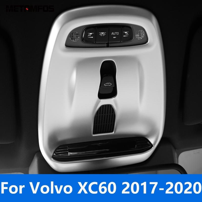 Reading Light Lamp Cover Trim For Volvo XC60 XC 60 2017 2018 Matte Decoration Frame Interior Accessories Car Styling
