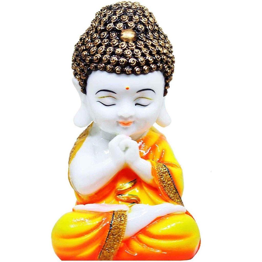 Ремесла Дом из смолы Ручная работа Маленький ребенок-монах Будда