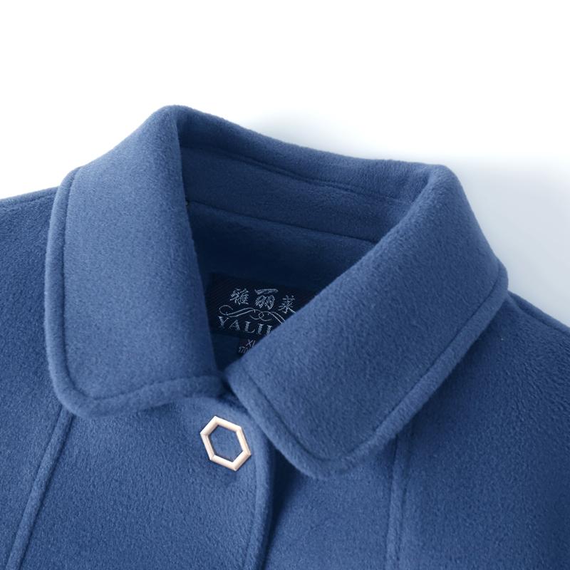 Middle Age Women's Wool & Blends Coats Winter Women's Jackets Elegant Loose Long Outerwears