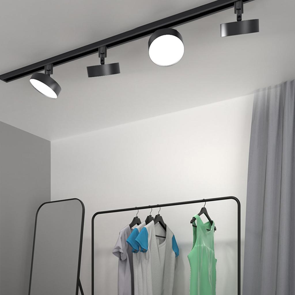 Светильник на направляющей воздуховода, заполняющий свет, потребляемая мощность 12 Вт, светодиод с большим световым потоком 1100 лм, американская светодиодная микросхема, цветопередача, встроенный светильник, нет