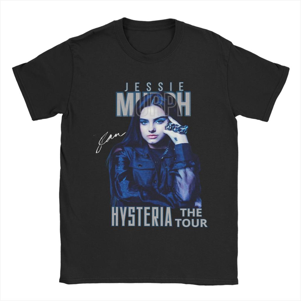 Весна Лето Мужчины Женщины Музыка Певец Jessie Murph Bootleg Футболка Короткий Рукав Хлопок Новое Поступление Футболки Топ Одежда