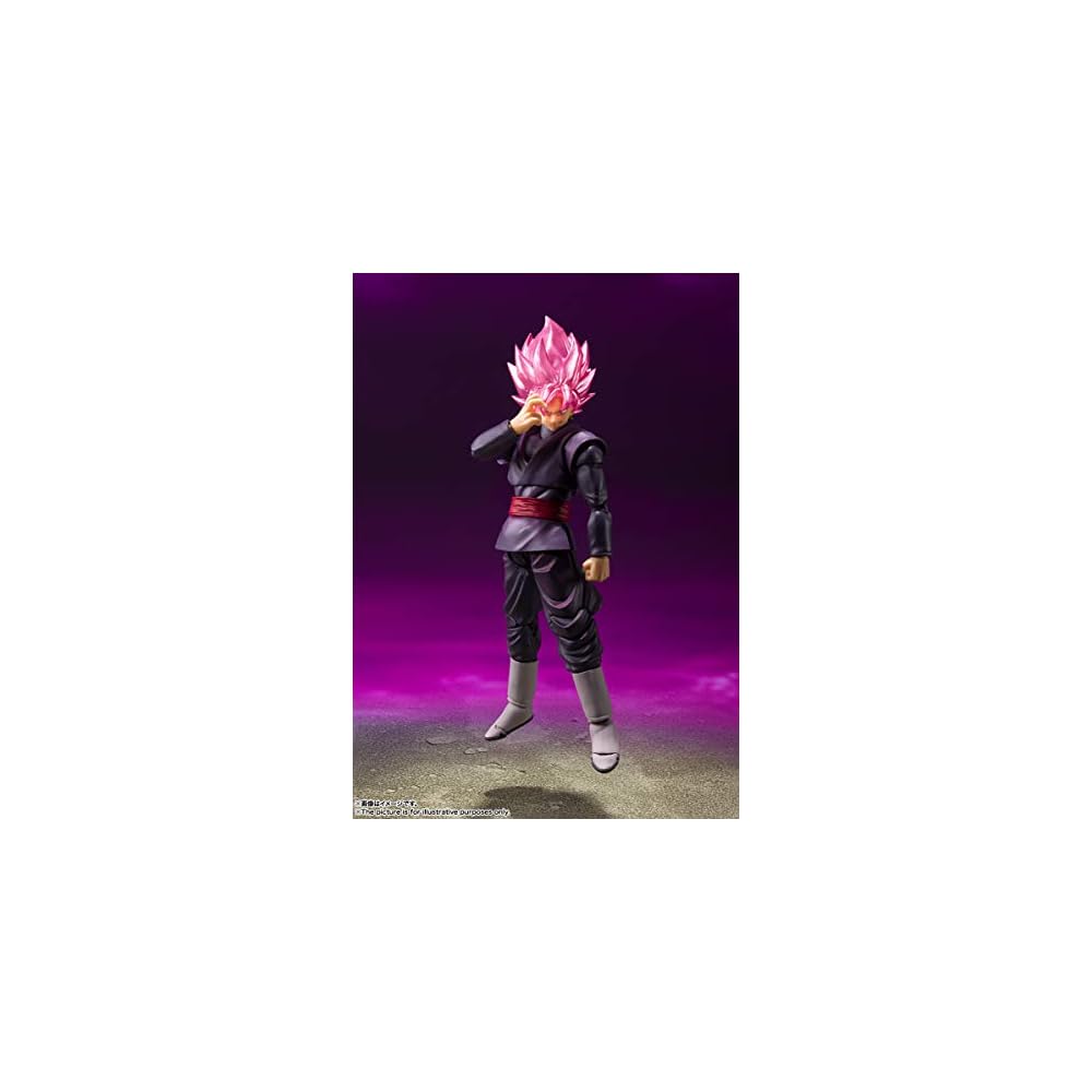 С.Х.. Figuarts Серия Dragon Ball Гоку Блэк Супер Сайян Роуз 140 мм ПВХ АБС Окрашенная Фигурка Действия