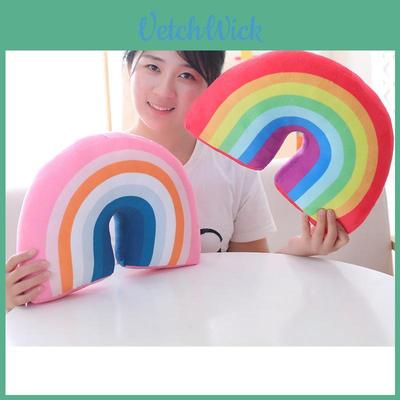 Мягкая Плюшевая Подушка в Форме Радуги для Уютного Сна и Игр Подарок
