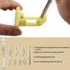 1Set Universal 936 T12 Soldering Iron Tip Brass M2-M8 Heat Insert Nut Tip with Adapter Hot Nut Internal/External Thread Head