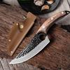 Kitchen Knife Handmade Forged Meat Cleaver Cutter Stainless Steel Boning Knife Professional Chef's Knife Sharp Cooking Knives