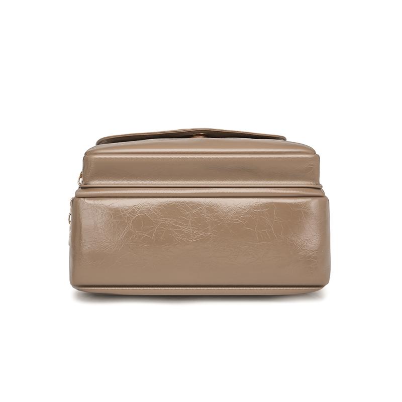 Рюкзак многофункциональный женский рюкзак с цветными блоками и замком