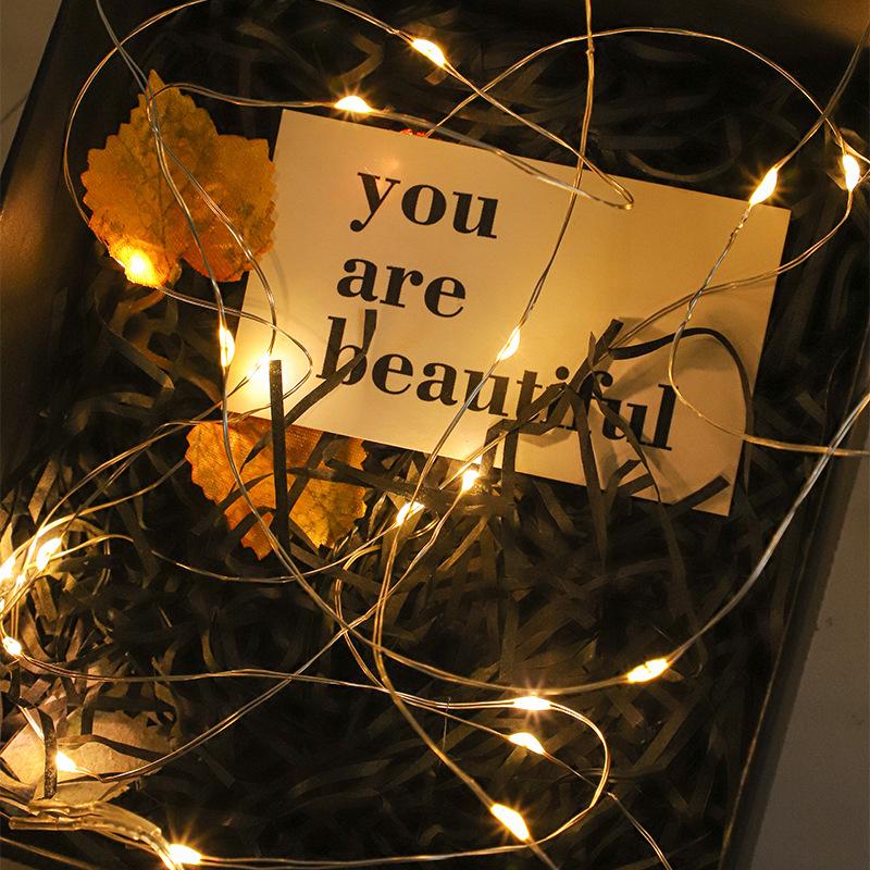 Вечеринка для свадьбы, сказочный светильник, в комплект входит мигающая световая гирлянда, светодиодное украшение, торт ко дню рождения, 1/2/3 метра, уникальный