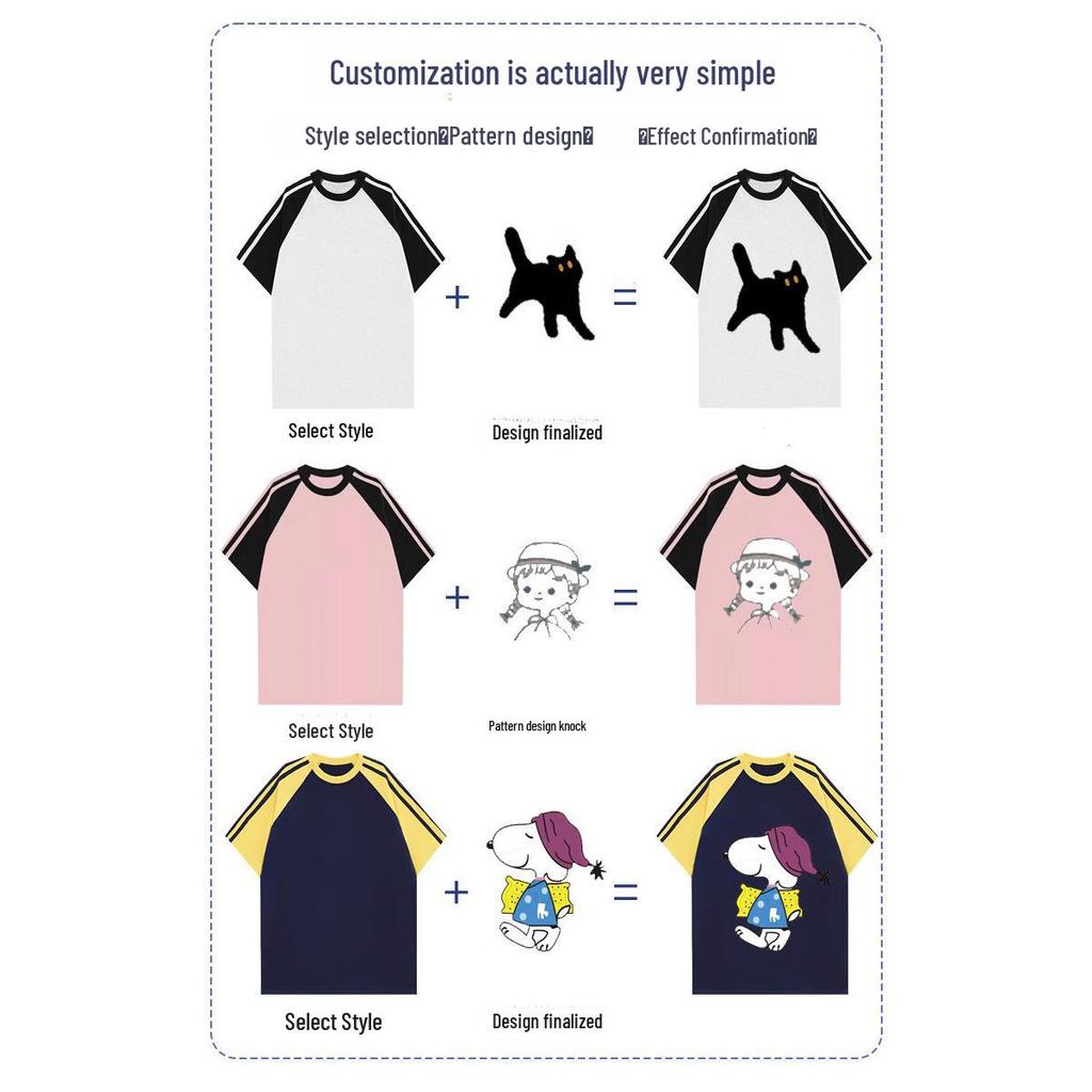 Женская контрастная футболка реглан с тремя полосками, с коротким рукавом, с индивидуальным логотипом