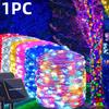 300 LED Solar Light Outdoor Lamp String Lights for Holiday Christmas Party Waterproof Fairy Lights Garden Garland Copper