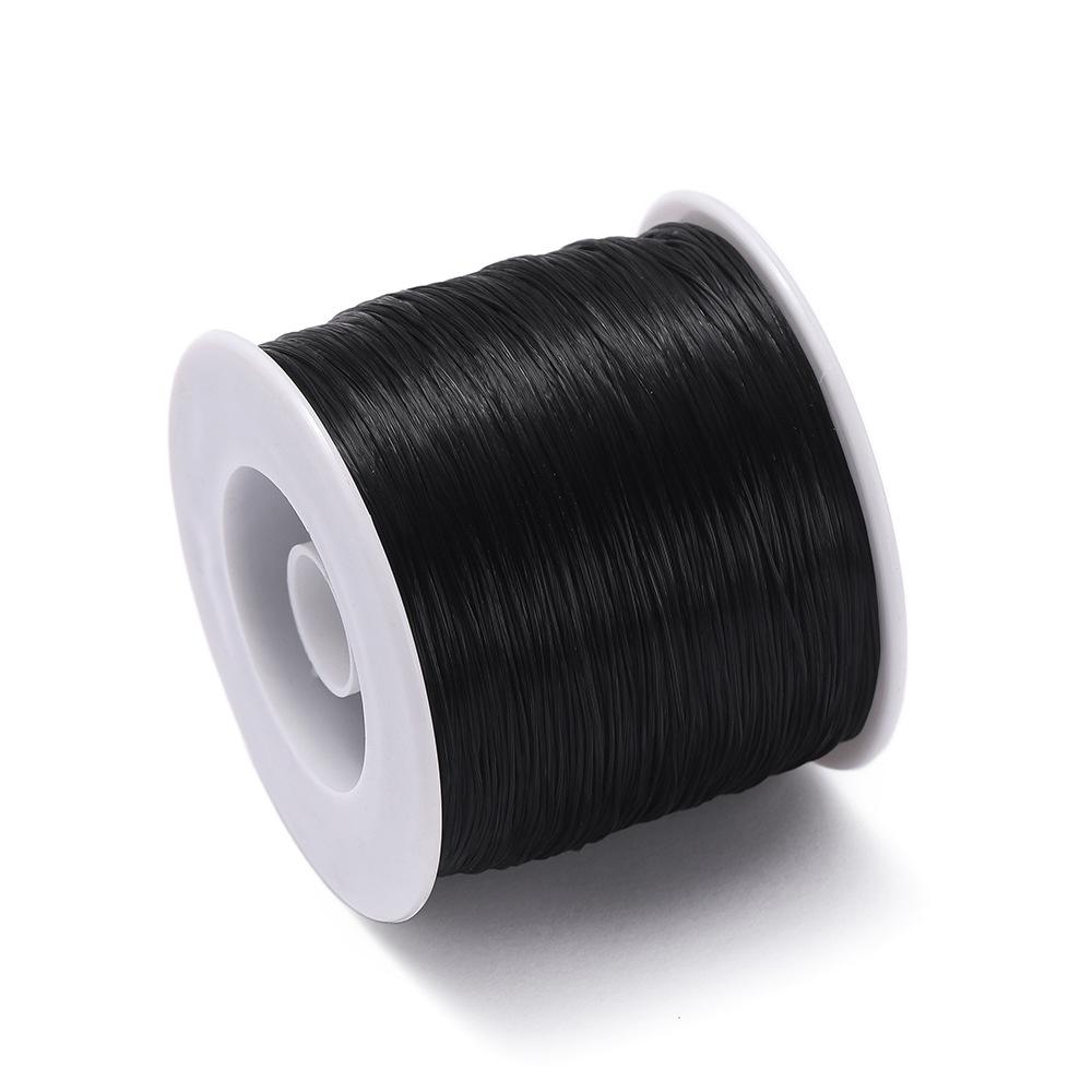 0,8 мм Корейская импортная эластичная леска, плоская шелковая эластичная леска ТПУ, эластичная леска для бисера, сделай сам, браслет, ожерелье, бусины