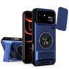 KEYSION Магнитный чехол для телефона Infinix Note 60 Ultra 5G Защита сдвижной камеры Вертикальная подставка Кольцо 360° Ударопрочная задняя крышка