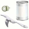 A Stainless Steel Manual Can Opener, Multi Function Can Opener With Ergonomic Grip, Integrated Cap Opener, Kitchen Tools