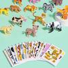 25PCS/Set Kids Cartoon 3D Puzzle Toy Early Educational Toy Puzzle Toy Hand Eye Coordination Training Toy for Toddlers