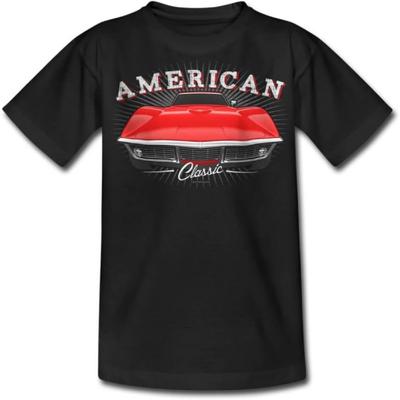 GTO Clothing Детская футболка с изображением американского маслкара Chevrolet Corvette 1968 года