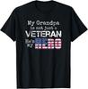 Military Family Veteran - My Grandpa Veteran My Hero Gift Unisex T-Shirt