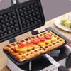 Non Stick Double Waffle Maker Heart Shape SandWich Maker New Waffle Maker  Breakfast Cooking