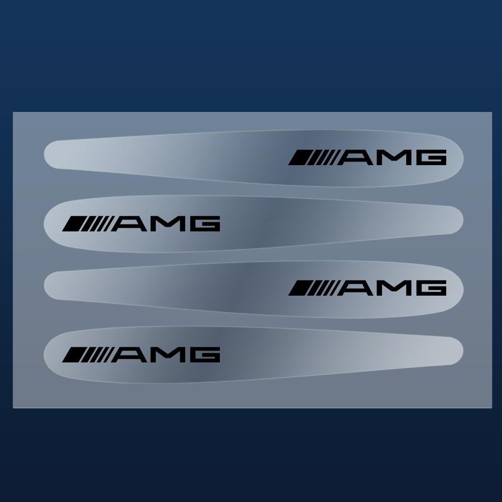 CSD1 Auto Door Handle Bowl Scratch Resistant Protector Film Decor Decals Compatible With Mercedes Benz C180 C200 C260 C300 W108 W124