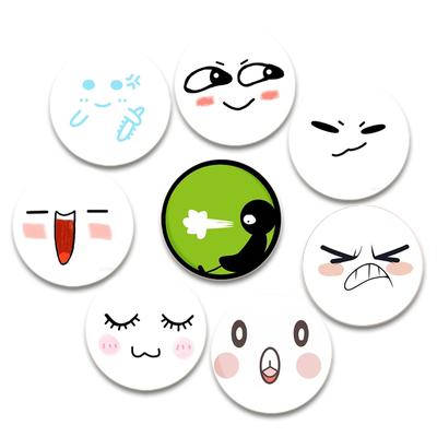 32/44/58 мм Милый значок с улыбкой на лице Счастливый и злой броши-защелки для рюкзака Одежда Аксессуары Аниме Коллекция Шляпа Украшения Булавки