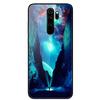 Для Xiaomi Redmi Note 8 Pro Чехол Закаленное Стекло Модный Милый Чехол для Телефона для Redmi Note 8 8T Note8 8Pro Задняя Крышка Funda Coque
