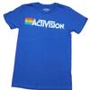 Activision Adult New T Shirt Classic 80 S Era Retro Logo Pic