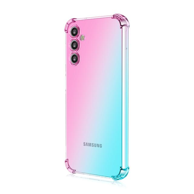 Ударопрочный градиентный чехол TPU для Samsung A06 A16 A36 A15 A25 A35 A55 M15 M35 M55 силиконовый защитный чехол прозрачные чехлы