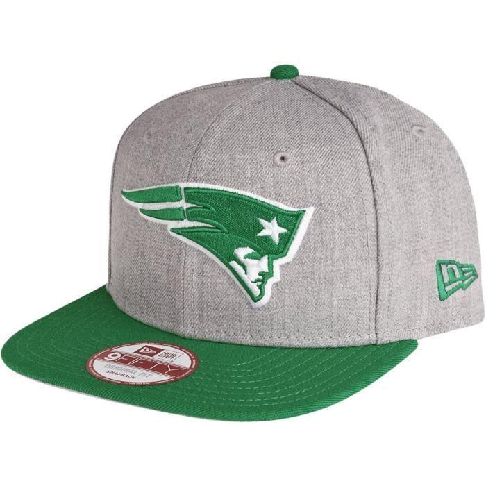 New Era Snapback Cap - New England Patriots Gris / Vert