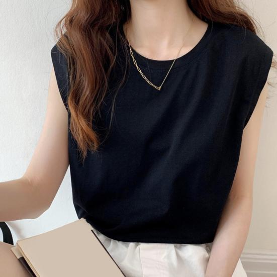 Женская летняя футболка с круглым вырезом и короткими рукавами, однотонная футболка