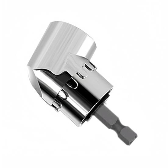 Угловой адаптер для электрической дрели, насадка для сверлильного станка с резьбой 105 градусов, 1/4, 3/8, 1/2 дюйма, с поворотным на 360 градусов комплектом торцевых ключей.