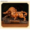 1PCS Resin Lucky Zodiac Ox Ornament Home Living Room Office Desktop Decoration Crafts Housewarming Gift Decorative Figurines