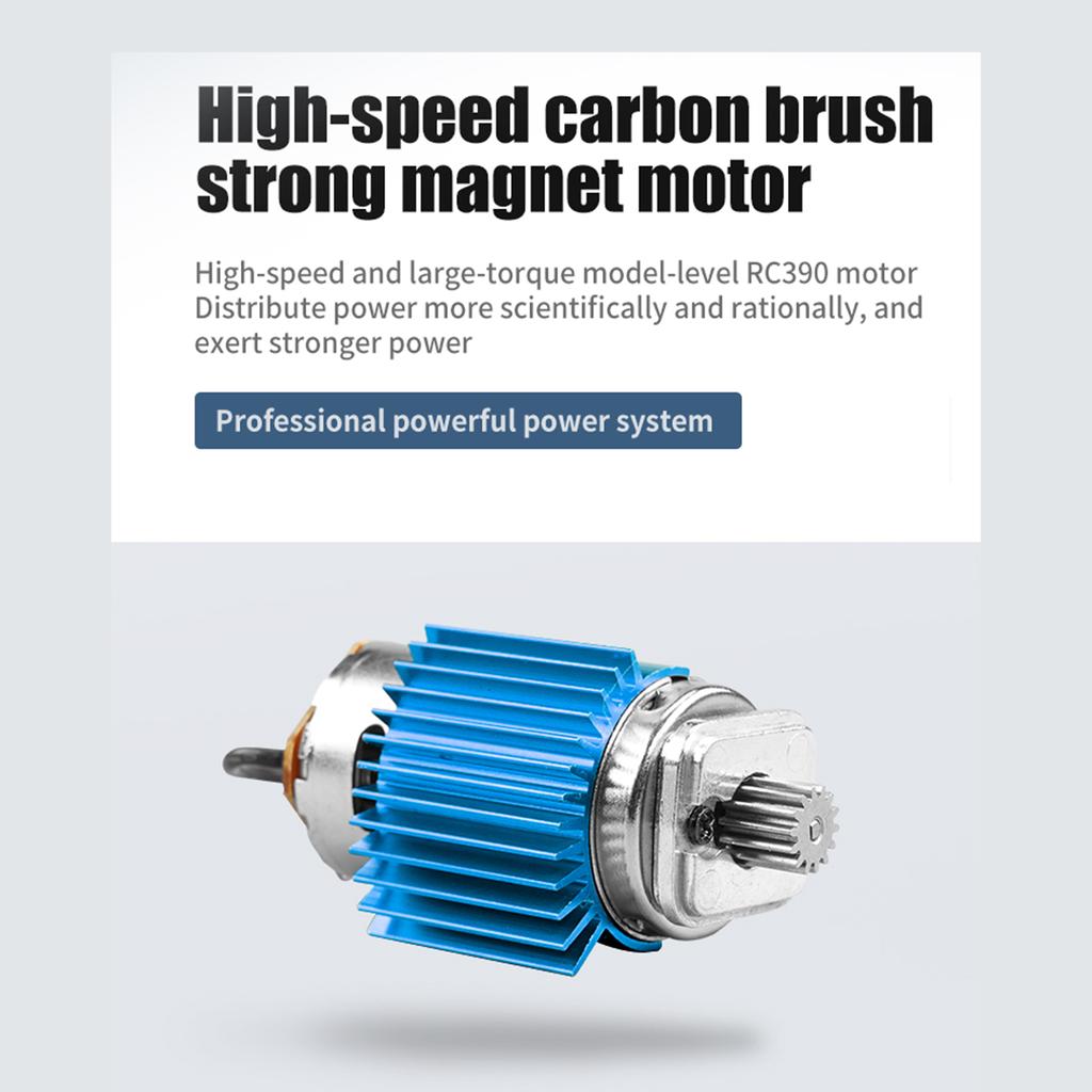 Off-Road Truck RC Car High Speed 38km/h 1/16 2.4GHz Racing Car 4WD RTR Full Proportional with LED