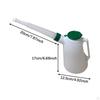 Oil Jug with Long Spout Dispenser Leakproof Practical Sturdy Lid Measuring for