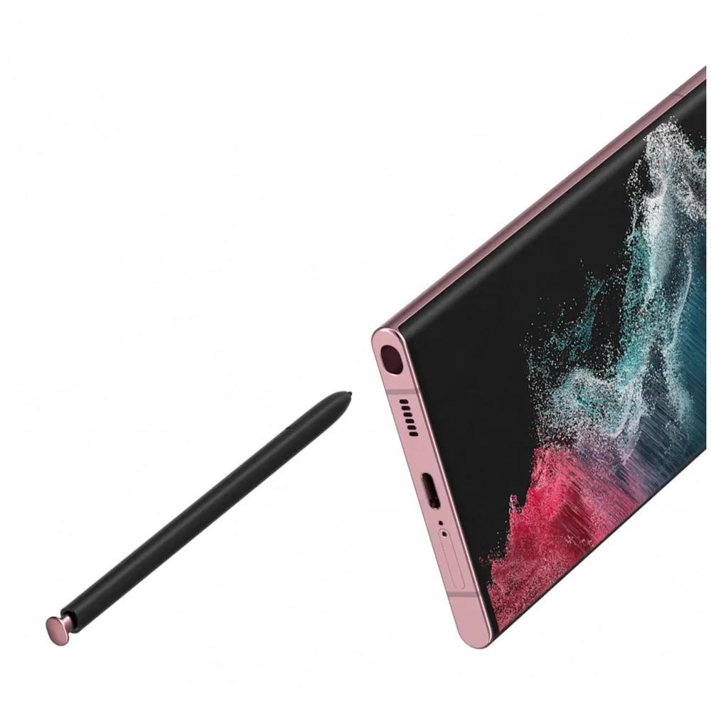 Восстановленный смартфон Samsung Galaxy S22 Ultra 5G 256 ГБ, разблокированный, камера 108 МП, 10-кратный оптический зум, S Pen, версия для США