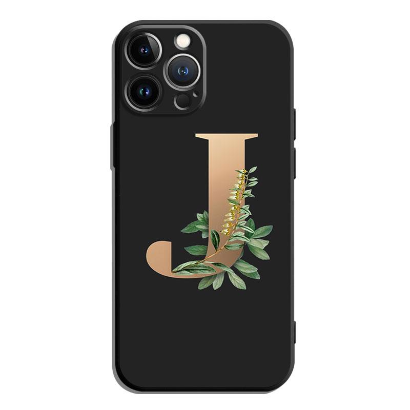 Чехол для телефона с буквенным принтом для iPhone Samsung Galaxy Redmi Xiaomi Oppo OnePlus Note SA 7 8 9 10 11 12 13 14 20 21 22 23 53 54 Pro Max Plus Ultra TPU Soft