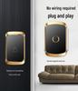 Wireless Waterproof Doorbell with Battery-Free Smart Receiver and Long-Range Remote Control