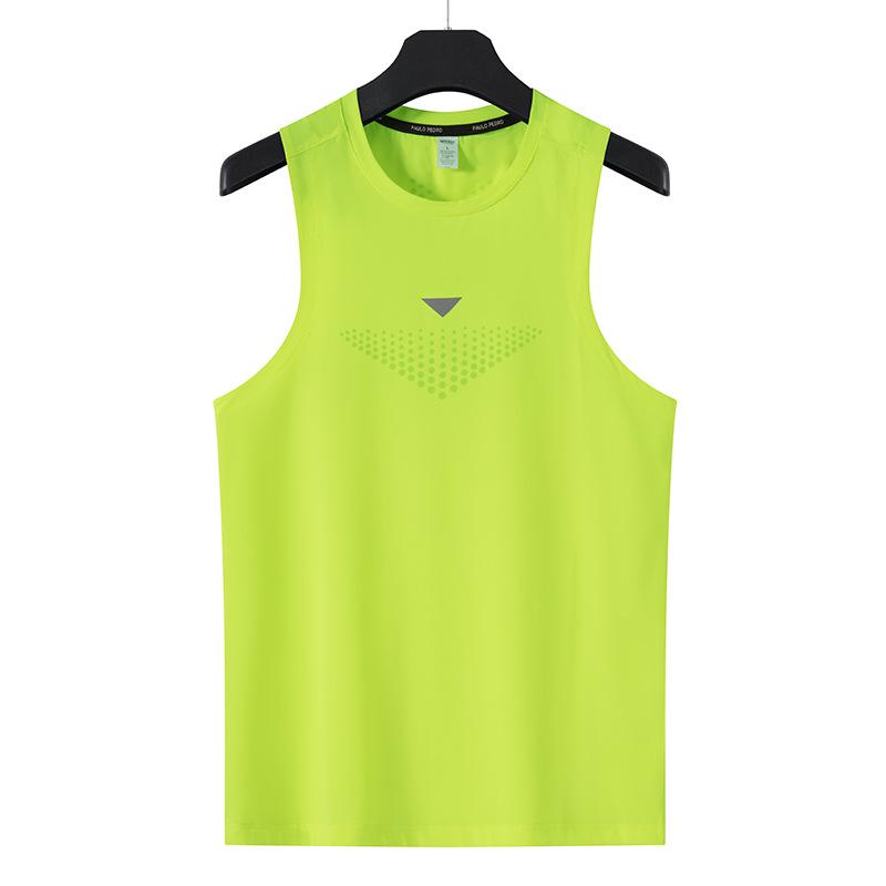 Мужская ультратонкая быстросохнущая эластичная спортивная майка, многоцветная, без рукавов