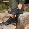 Men's Outdoor Shoes Rotary Buckle Fast Lacing Men's Mesh Surface Breathable Casual Sports Shoes Outdoor Non-Slip Wear Breathable Hiking Shoes