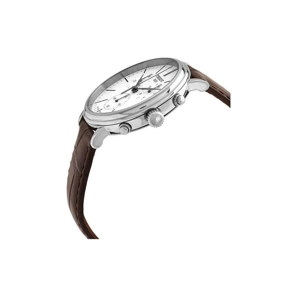 Tissot Kason Zen I Коллекция Мужские кварцевые часы Часы 41мм Белый циферблат Корпус из нержавеющей стали T122.417.16.011.00