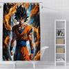 Shower Anime For G-Gokus Curtain Waterproof Polyester Fabric Paint Colorful Bath Curtains Home Bathroom Decor Curtain With Hook