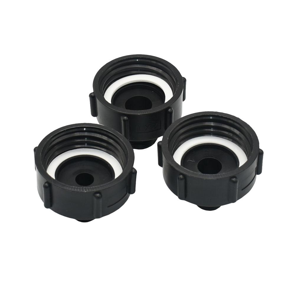 Адаптер для бака IBC S60 x 1/2" 3/4' 1" 1,5 2" 63/75/80/100 мм резьбовое соединение Ton Barrel Connect 1000 литровое соединение для бака IBC