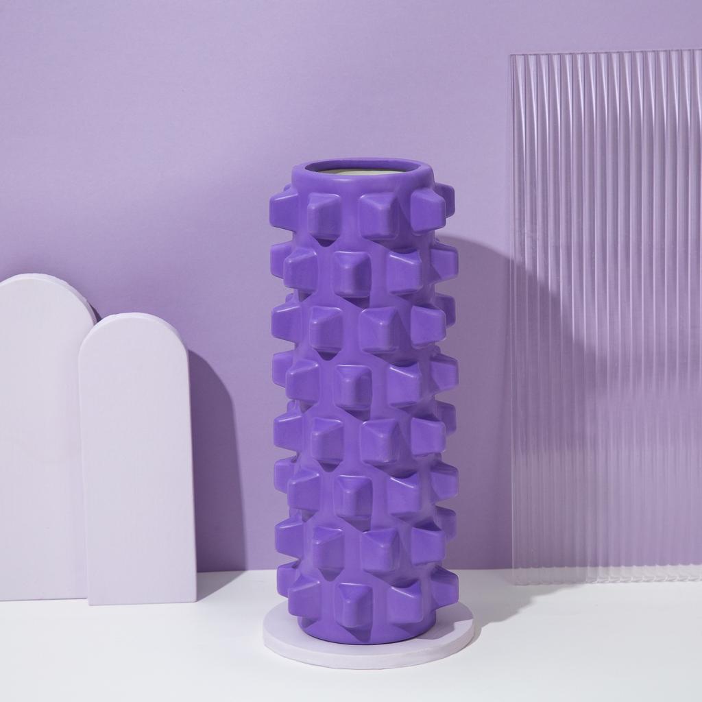 Connors Solid Foam Shaft Muscle Relaxation Skinny Leg Roller Massage Yoga Column Auxiliary Tools Supplies Equipment.