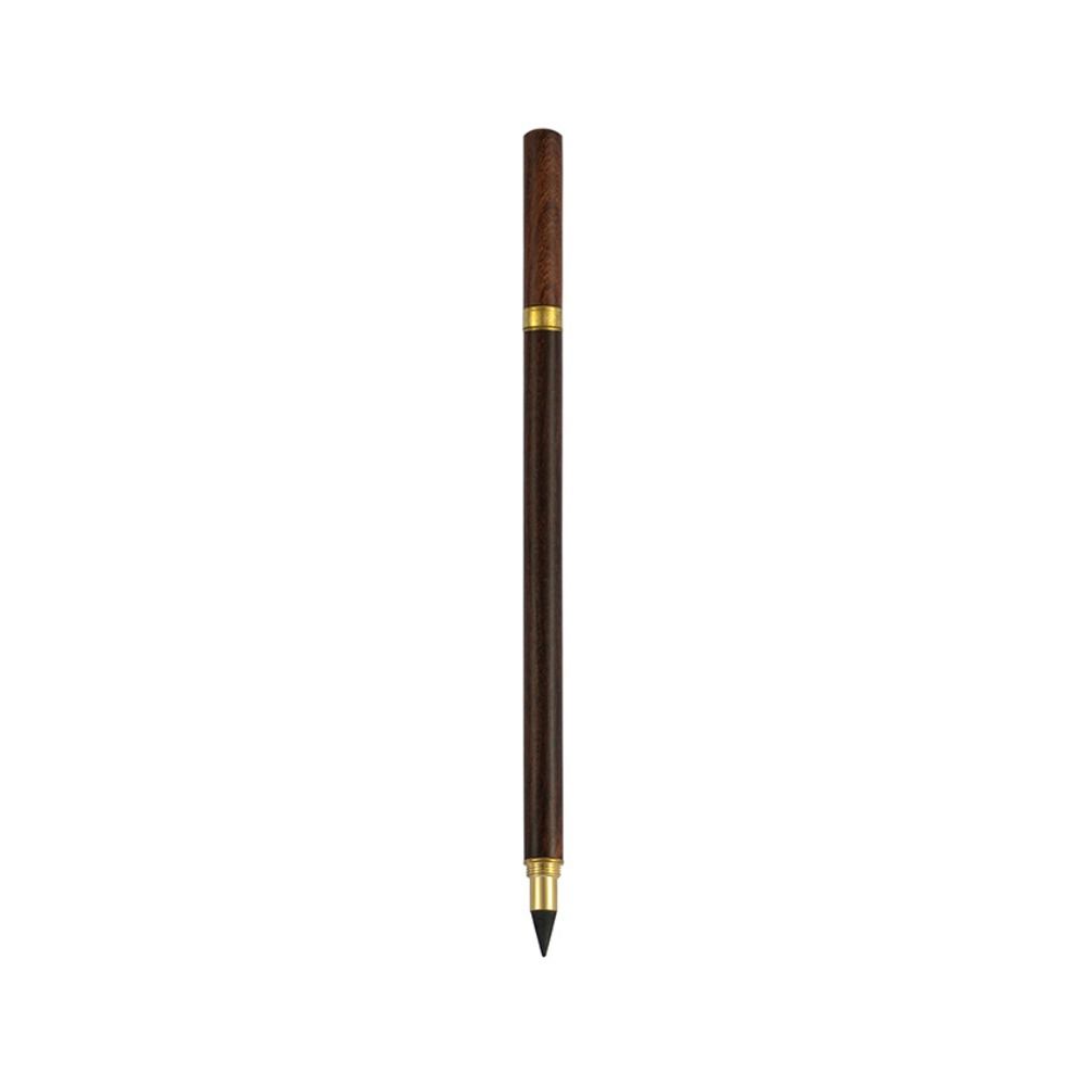 Professional Vintage Brass Wooden Pencil 0.5mm Eternal Pencil 3 Colors Wooden Pencil Kids