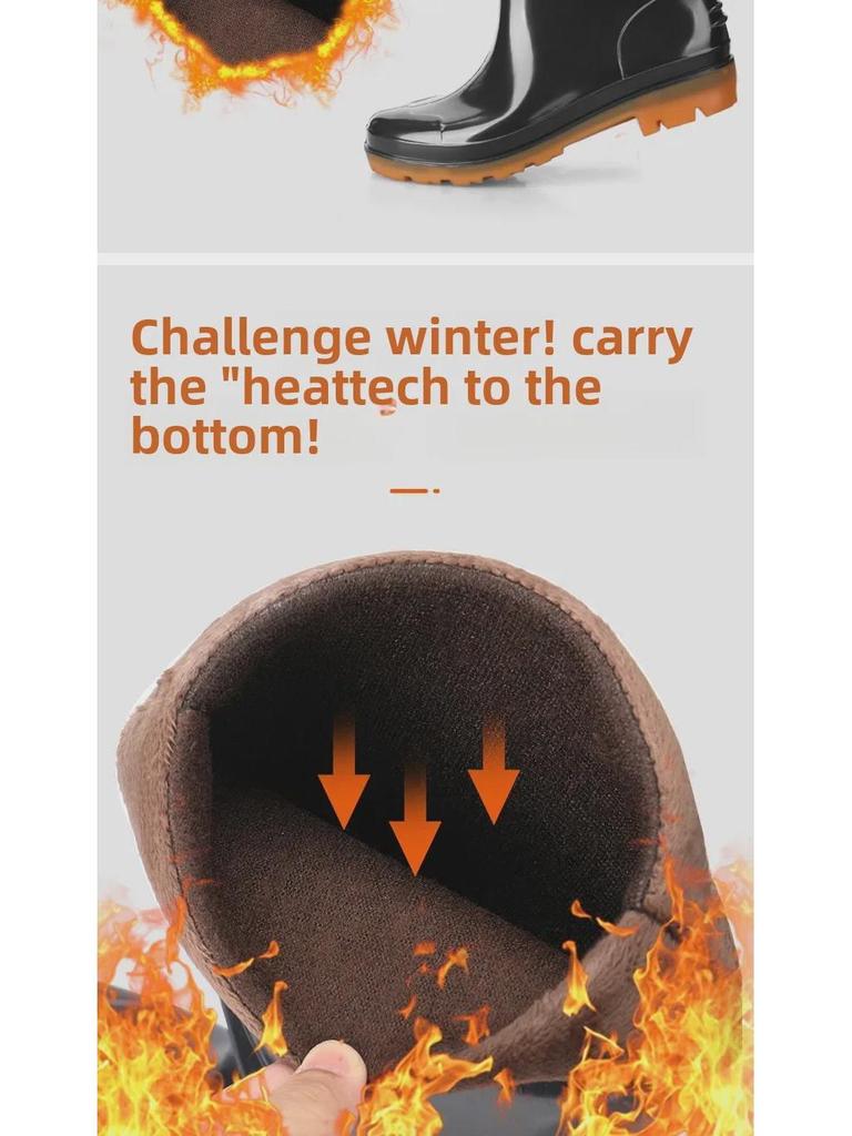 Мужские высокие резиновые сапоги для работы и рыбалки