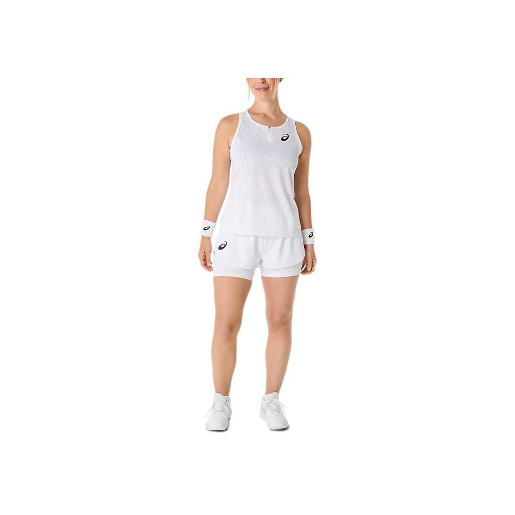 Asics Lightweight Quick-Drying Comfortable Breathable Vest Women Tops Bright-White 2042A350-100