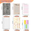 100 конвертов Money Saving Challenge Budget Binder Обложка из искусственной кожи с карманом из ПВХ для кассового конверта