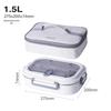 Lock&Lock 316L Stainless Steel Insulated 5-Compartment Lunch Box