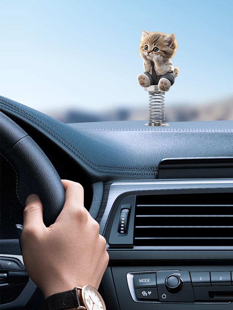 Фигурки на приборную панель автомобиля Украшение интерьера автомобиля 2D акрил Декор интерьера автомобиля Форма кошки для грузовика, автодома, стола, прикроватной тумбочки