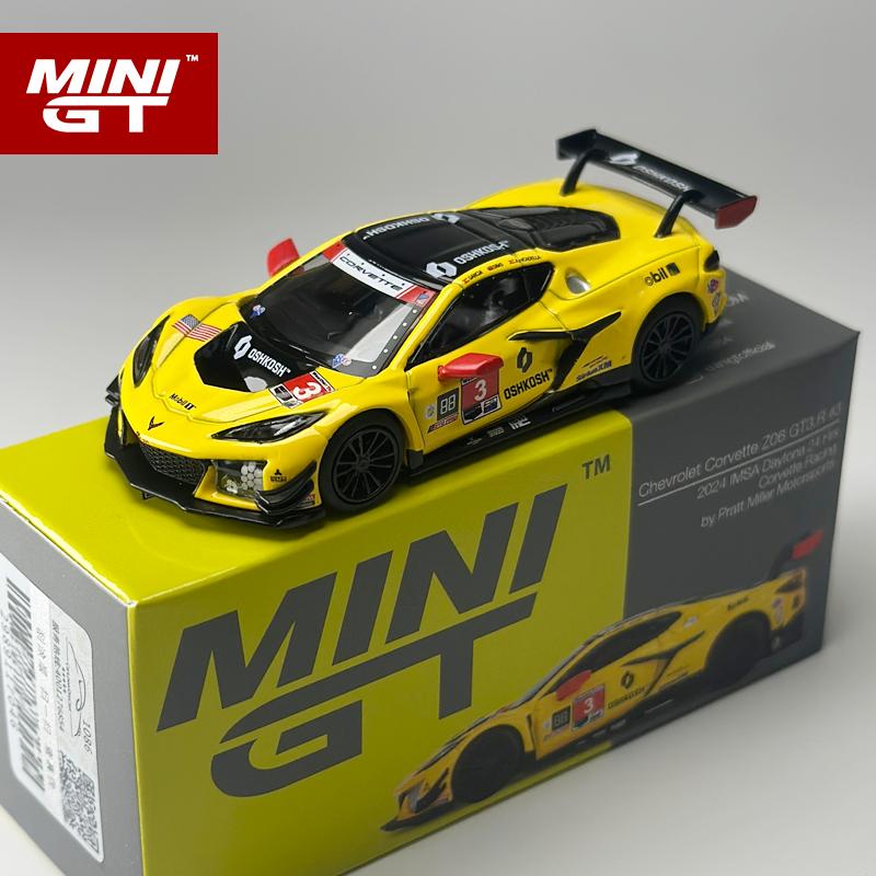 AABHC1 MINIGT 1:64 Chevrolet Corvette Z06 GT3.R #3 alloy car Model 854
